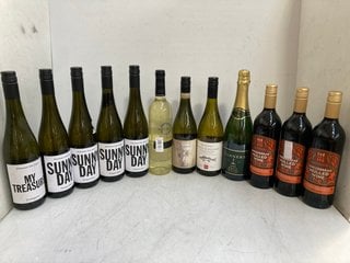 Lot 37  
            Marchington SR17 - Delivery or Collection 

                
12 X ASSORTED WINES TO INCLUDE TANNER'S CAVA BRUT 75CL 12% VOL (WE OPERATE A CHAL...