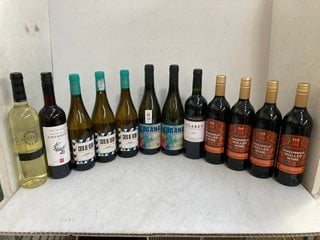 Lot 39  
            Marchington SR17 - Delivery or Collection 

                
12 X ASSORTED WINES TO INCLUDE COTO DE IBEDO DRY WHITE WINE 75CL 12.5% VOL (WE OP...