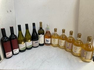 Lot 42  
            Marchington SR17 - Delivery or Collection 

                
12 X ASSORTED WINES TO INCLUDE FEUDI DEL DUCA PUGLIA FIANO 2022 MEDIUM DRY WHITE ...