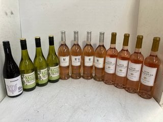 Lot 44  
            Marchington SR17 - Delivery or Collection 

                
12 X ASSORTED WINES TO INCLUDE SEM RESERVAS CASA SANTOS LIMA ROSE WINE 2024 75CL ...