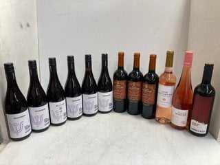 Lot 55  
            Marchington SR17 - Delivery or Collection 

                
12 X ASSORTED WINES TO INCLUDE JUNGE WINZER PINOT NOIR ROSE BADEN MEDIUM DRY 2022...