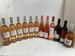 Lot 60  
            Marchington SR17 - Delivery or Collection 

                
12 X ASSORTED WINES TO INCLUDE JUNGE WINZER PINOT NOIR ROSE BADEN MEDIUM DRY 2022...