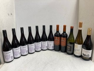 Lot 63  
            Marchington SR17 - Delivery or Collection 

                
12 X ASSORTED WINES TO INCLUDE ALMA MORA SELECT RESERVE 2022 CHARDONNAY 75CL 13% ...