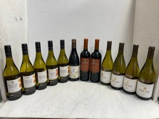 Lot 66  
            Marchington SR17 - Delivery or Collection 

                
12 X ASSORTED WINES TO INCLUDE MACON - LUGNY 2022 DRY WHITE WINE 75CL 13% VOL (WE...