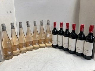 Lot 72  
            Marchington SR17 - Collection 

                
(COLLECTION ONLY) 13 X ASSORTED WINES TO INCLUDE GRAND MAYNE COTES DE DURAS 75CL ...