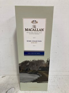 Lot 78  
            Marchington SR17 - Delivery or Collection 

                
THE MACALLAN HIGHLAND SINGLE MALT SCOTCH WHISKY HOME COLLECTION RIVER SPEY 70CL 4...