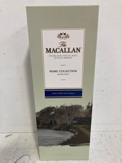 Lot 80  
            Marchington SR17 - Delivery or Collection 

                
THE MACALLAN HIGHLAND SINGLE MALT SCOTCH WHISKY HOME COLLECTION RIVER SPEY 70CL 4...