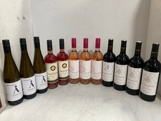 Lot 89  
            Marchington SR17 - Delivery or Collection 

                
12 X ASSORTED WINES TO INCLUDE RESERVA SANTA DIGNA CABERNET SAUVIGNON ROSE 2023 7...