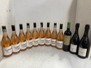 Lot 91  
            Marchington SR17 - Delivery or Collection 

                
12 X ASSORTED WINES TO INCLUDE JOURNEY'S END WILD CHILD GRENACHE ROSE 2023 75CL 1...