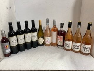 Lot 92  
            Marchington SR17 - Delivery or Collection 

                
12 X ASSORTED WINES TO INCLUDE TANNERS ARGENTINIAN MALBEC MENDOZA 75CL 13.5% VOL ...