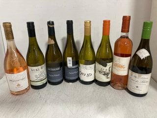 Lot 95  
            Marchington SR17 - Delivery or Collection 

                
8 X ASSORTED WINES TO INCLUDE KUKI SAUVIGNON BLANC 2024 75CL 13% VOL (WE OPERATE ...