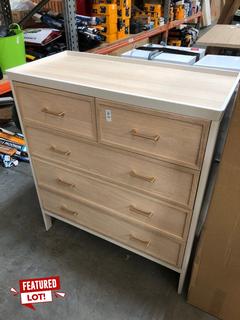 Lot 102  
            Marchington SR10 - Delivery or Collection 

                
JOHN LEWIS & PARTNERS TRAY 2+3 DRAWER CHEST IN LIGHT OAK - ORIGINAL RRP £448: LOC...