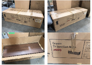 Lot 110  
            Marchington SR10 - Delivery or Collection 

                
JOHN LEWIS & PARTNERS GRAYSON TV STAND IN DARK WOOD FINISH - ORIGINAL RRP £498: L...