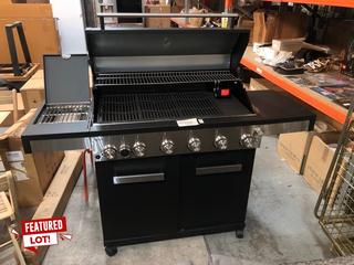 Lot 120  
            Marchington SR10 - Delivery or Collection 

                
JOHN LEWIS & PARTNERS GRILLSTREAM 6 BURNER GAS BBQ IN BLACK AND STAINLESS STEEL -...