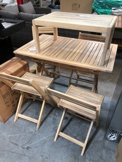 Lot 121  
            Marchington SR10 - Delivery or Collection 

                
JOHN LEWIS & PARTNERS ANYDAY ACACIA GARDEN DINING SET IN NATURAL - ORIGINAL RRP £...