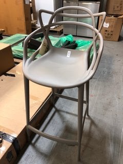 Lot 127  
            Marchington SR10 - Delivery or Collection 

                
KARTELL MASTERS BARSTOOL IN LIGHT GREY FINISH - ORIGINAL RRP £294: LOCATION - B8