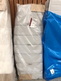 Lot 156  
            Marchington SR10 - Delivery or Collection 

                
JOHN LEWIS & PARTNERS MERLIN SUPER KING SIZE HEADBOARD IN LIGHT GREY FABRIC - ORI...