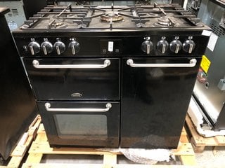 Lot 18  
            Marchington SR10 - Delivery or Collection 

                
BELLING SANDRINGHAM RANGE COOKER WITH 5 BURNER GAS HOB IN BLACK - ORIGINAL RRP £1...