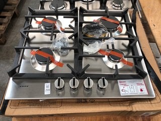 Lot 259  
            Marchington SR10 - Delivery or Collection 

                
NEFF 60CM FOUR BURNER GAS HOB: MODEL T26CIP8N0 - ORIGINAL RRP £349: LOCATION - D2