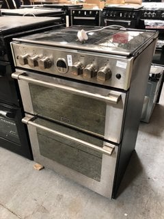 Lot 25  
            Marchington SR10 - Delivery or Collection 

                
STOVES 60CM DUAL FUEL DOUBLE ELECTRIC OVEN WITH GAS HOB IN STAINLESS STEEL FINISH...