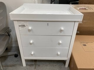 Lot 275  
            Marchington SR10 - Delivery or Collection 

                
JOHN LEWIS & PARTNERS ELEMENTARY DRESSER IN WHITE - ORIGINAL RRP £178: LOCATION - D3