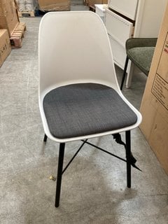 Lot 278  
            Marchington SR10 - Delivery or Collection 

                
JOHN LEWIS & PARTNERS WHISTLER SIDE CHAIR IN WHITE - ORIGINAL RRP £98: LOCATION - D3