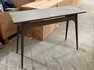Lot 321  
            Marchington SR10 - Delivery or Collection 

                
CONTEMPORARY STYLE CONSOLE TABLE IN GREY ASH WOOD FINISH: LOCATION - A3