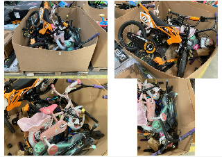 Lot 336  
            Marchington SR10 - Delivery or Collection 

                
PALLET OF ASSORTED KIDS SCOOTERS AND BIKES TO INCLUDE INVERT KIDS SCOOTER AND MX ...