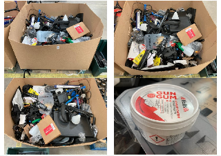 Lot 338  
            Marchington SR10 - Delivery or Collection 

                
PALLET OF ASSORTED ITEMS TO INCLUDE KRANX TRIPLE CHAINSET AND HOLTS GUN GUN EXHAU...