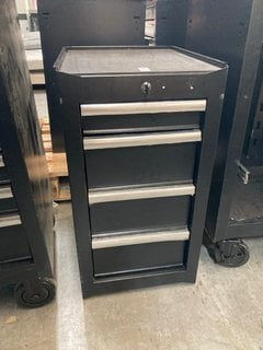 Lot 378  
            Marchington SR10 - Delivery or Collection 

                
5 DRAWER SLIMLINE TOOL CHEST IN BLACK: LOCATION - A4