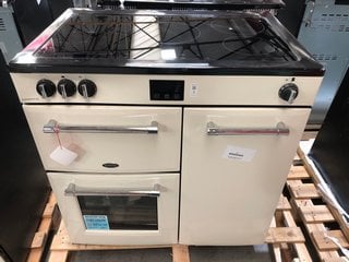 Lot 3  
            Marchington SR10 - Delivery or Collection 

                
BELLING FARMHOUSE 90CM ELECTRIC RANGE COOKER WITH INDUCTION HOB: MODEL 90EI - ORI...
