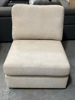 Lot 408  
            Marchington SR10 - Delivery or Collection 

                
DFS MODULAR NO ARM SOFA UNIT IN CREAM: LOCATION - A2