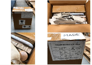 Lot 478  
            Marchington SR10 - Delivery or Collection 

                
JOHN LEWIS & PARTNERS CALLEN SIDE TABLE IN MARBLE - ORIGINAL RRP £248: LOCATION - D7