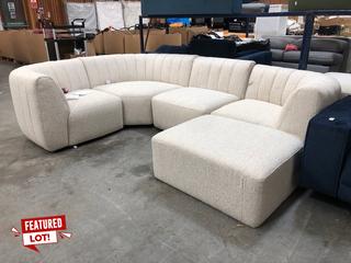 Lot 48  
            Marchington SR10 - Delivery or Collection 

                
JOHN LEWIS & PARTNERS FLOW LARGE MODULAR STYLE CORNER SOFA WITH CHAISE FOOTSTOOL ...