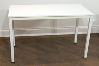 Lot 536  
            Marchington SR10 - Delivery or Collection 

                
OFFICE DESK IN WHITE (SIZE 120CM L X 60CM W X H 75CM): LOCATION - C1