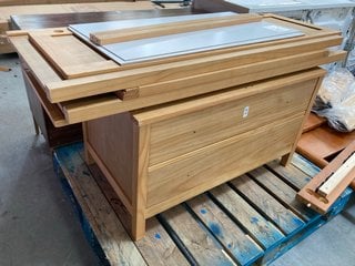 Lot 611  
            Marchington SR10 - Delivery or Collection 

                
JOHN LEWIS & PARTNERS WILTON DOUBLE WARDROBE IN OAK - ORIGINAL RRP £399: LOCATION...