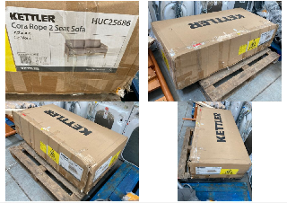 Lot 613  
            Marchington SR10 - Delivery or Collection 

                
KETTLER CORA ROPE 2 SEATER GARDEN SOFA IN NATURAL - ORIGINAL RRP £649: LOCATION - A6