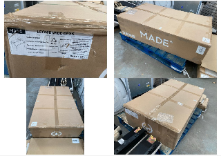 Lot 625  
            Marchington SR10 - Delivery or Collection 

                
MADE.COM LEONIE WIDE DESK IN DARK STAINED OAK - ORIGINAL RRP £648: LOCATION - A6