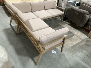 Lot 652  
            Marchington SR10 - Delivery or Collection 

                
JOHN LEWIS & PARTNERS MONA OUTDOOR 4 SEATER CORNER SOFA - ORIGINAL RRP £838: LOCA...