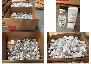 Lot 664  
            Marchington SR10 - Delivery or Collection 

                
1 X BOX OF SKIN CHEMISTS 250ML HAND SANITISER BOTTLES AND 1 X BOX OF CHRISTOPHE R...