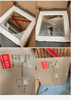 Lot 72  
            Marchington SR10 - Delivery or Collection 

                
MODERN STYLE LARGE SQUARE BEVELLED EDGE WALL MIRROR IN MIRRORED FRAME FINISH: LOC...