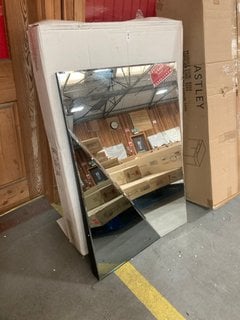 Lot 78  
            Marchington SR10 - Delivery or Collection 

                
FACET MODERN STYLE LARGE RECTANGULAR WALL MIRROR IN FRAMELESS DESIGN FINISH: LOCA...