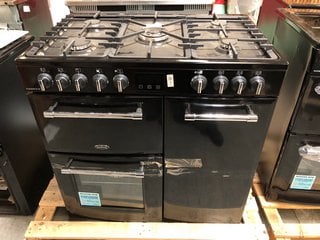 Lot 7  
            Marchington SR10 - Delivery or Collection 

                
BELLING FARMHOUSE 90CM DUAL FUEL RANGE COOKER WITH GAS HOB IN BLACK : MODEL 90DF ...
