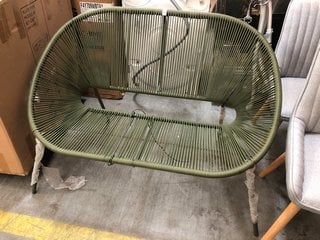 Lot 80  
            Marchington SR10 - Delivery or Collection 

                
JOHN LEWIS & PARTNERS SALSA GARDEN SOFA IN AVOCADO STRING RATTAN - ORIGINAL RRP £...
