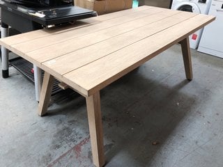 Lot 88  
            Marchington SR10 - Delivery or Collection 

                
JOHN LEWIS & PARTNERS BURFORD RECTANGULAR GARDEN DINING TABLE IN NATURAL - ORIGIN...
