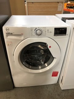 Lot 95  
            Marchington SR10 - Delivery or Collection 

                
HOOVER 9KG WASHING MACHINE: MODEL H3W492DA4/1-80 - ORIGINAL RRP £279: LOCATION - B7