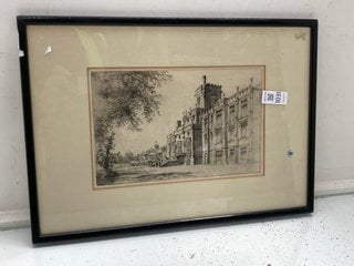 Lot 1031  
            Marchington SR13 - Parcel Delivery Only 

                
AN UNSIGNED EARLY 20TH CENTURY ETCHING OF NOTTINGHAM HIGH SCHOOL, FRAMED AND GLAZ...
