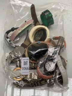 Lot 1066  
            Marchington SR13 - Parcel Delivery Only 

                
20 X ASSORTED WRISTWATCHES: LOCATION - F3