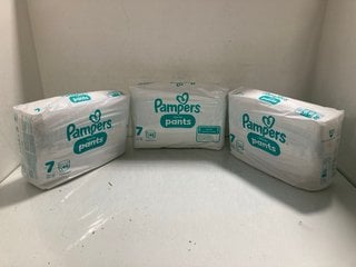 Lot 107  
            Marchington SR13 - Parcel Delivery Only 

                
3 X 42 PACKS OF PAMPERS BABY-DRY PANTS- SIZE 7: LOCATION - WH3