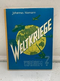 Lot 1082  
            Marchington SR13 - Parcel Delivery Only 

                
A POST WWII LARGE FORMAT GERMAN CIGARETTE CARD ALBUM, FULL. "WORLD WAR, WHY?": LO...